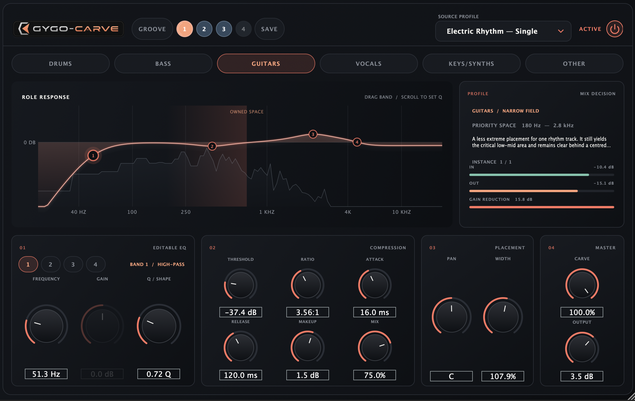 GYGO-CARVE plugin interface